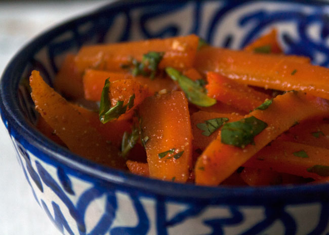 Moroccan carrot salad