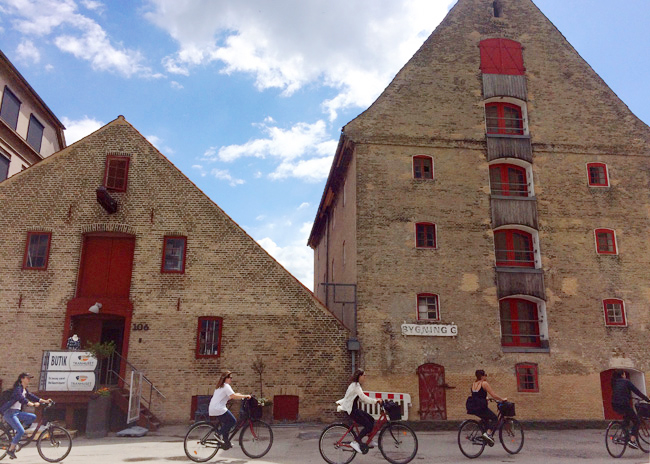 Cycling in Copenhagen